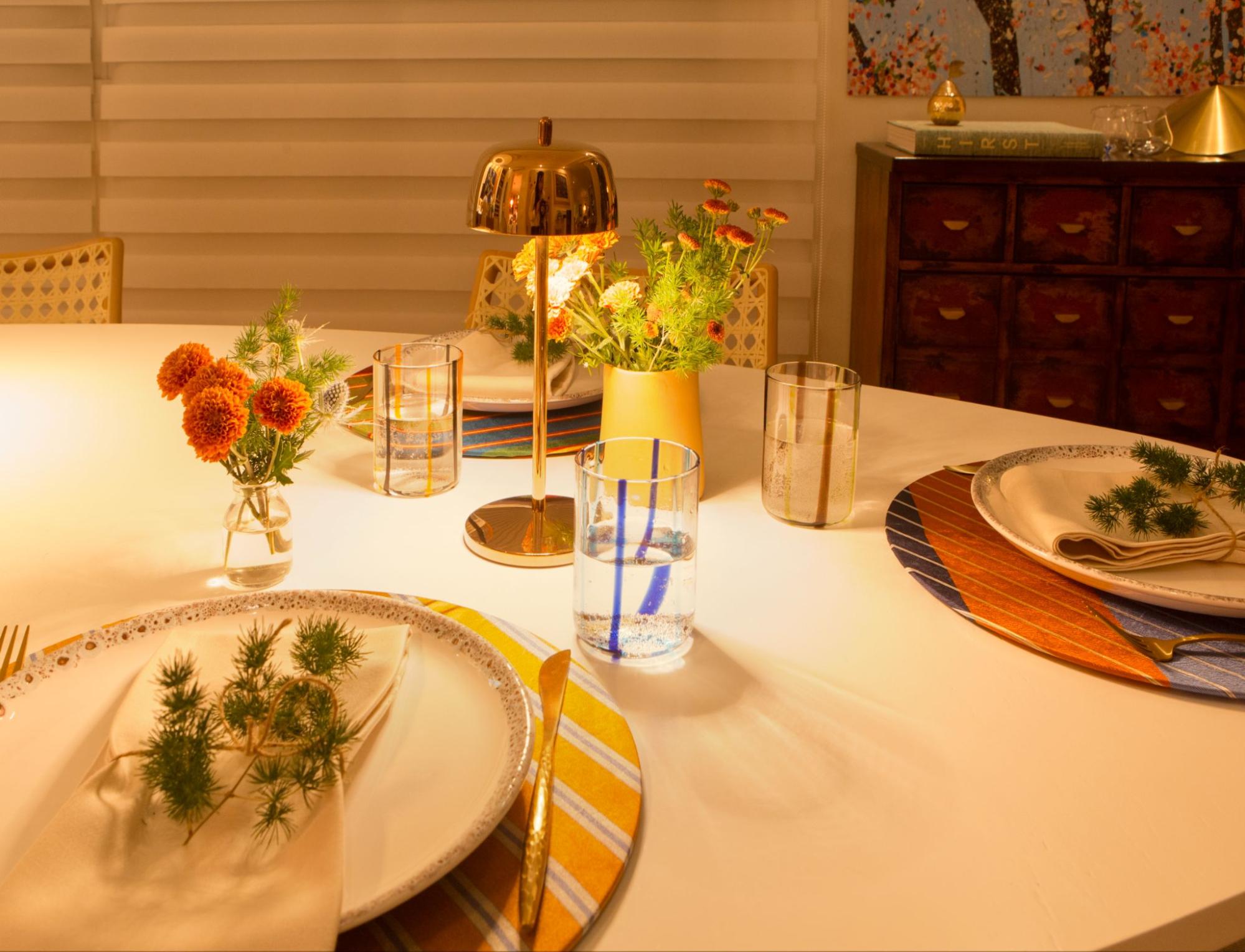 Aprenda como criar decoração para mesa de jantar com a Zaff Design