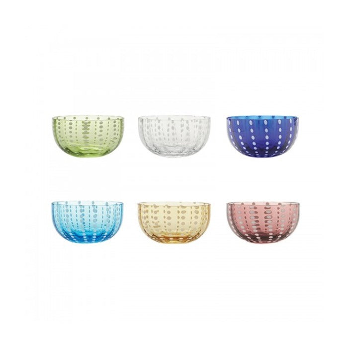 Jogo de Bolws de Sobremesa de vidro Perle | Conjunto com 2 unidades