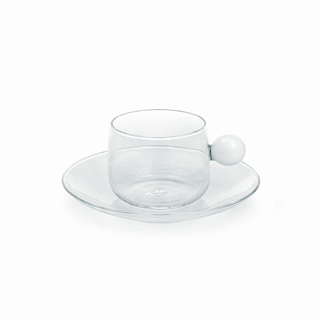 Xícara de café Bilia em vidro borossilicato 120ml - Transparente | 1 unidade