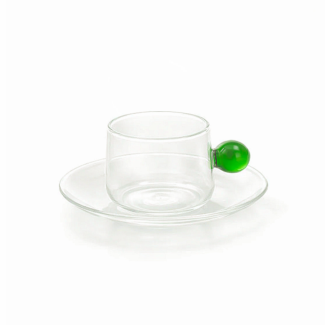 Xícara de café Bilia em vidro borossilicato 120ml - Transparente | 1 unidade