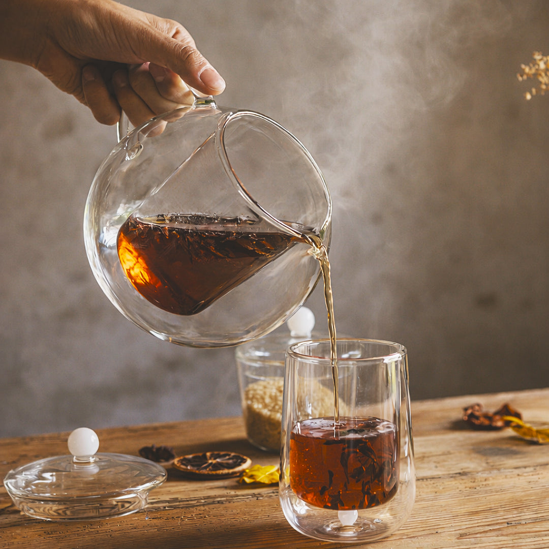 Caneca Bilia com vidro duplo - Transparente | Conjunto com 2 unidades