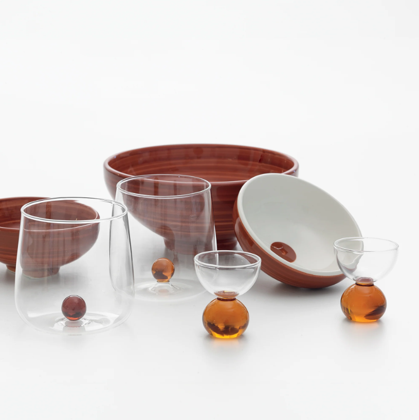 Copo de vidro borosilicato Bilia Jr - Cores sortidas | Conjunto com 6 unidades