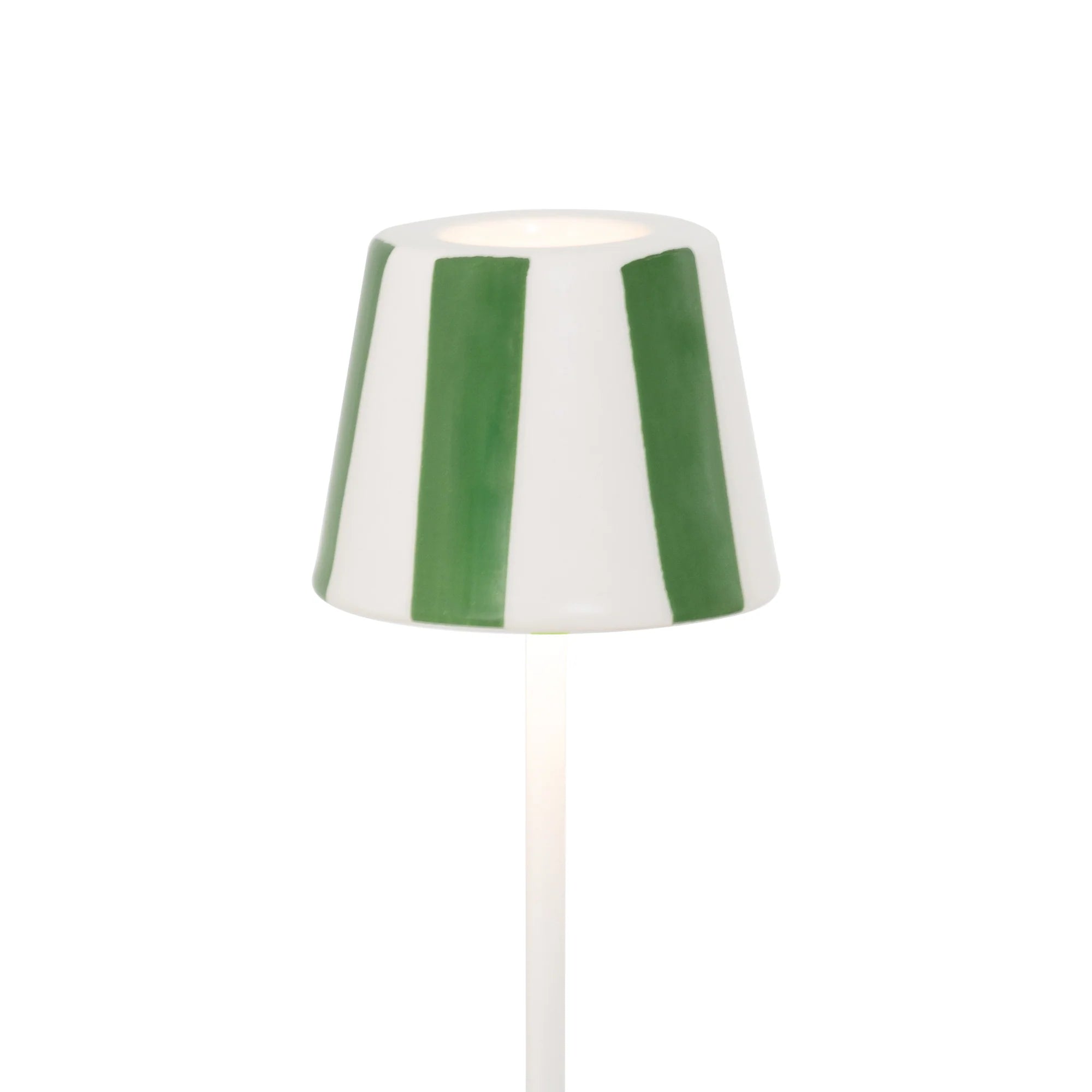 Acessório Poldina Micro - Cúpula de ceramica Righe - Listras Azul Capri
