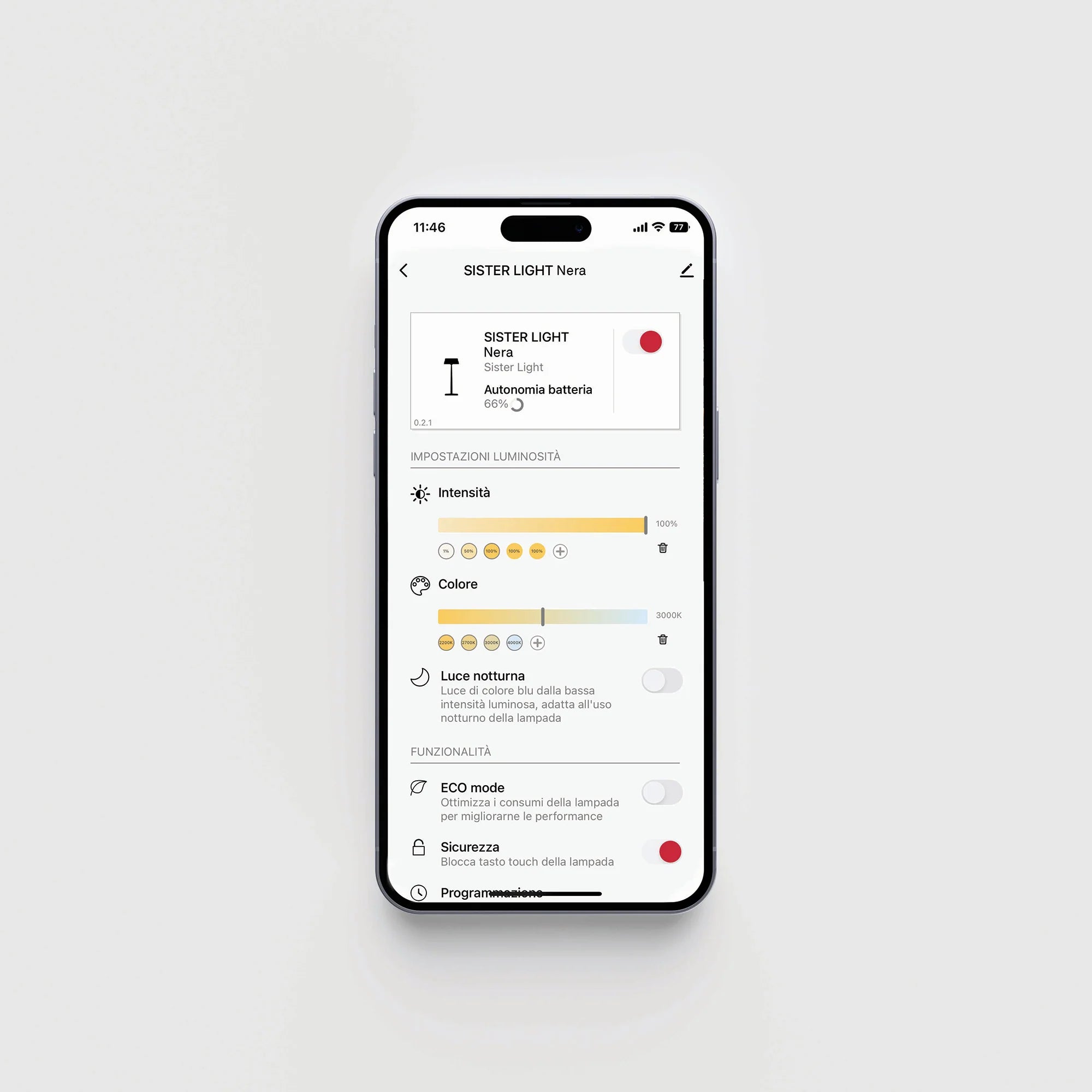 Luminária Sister Light Garden Wi-fi