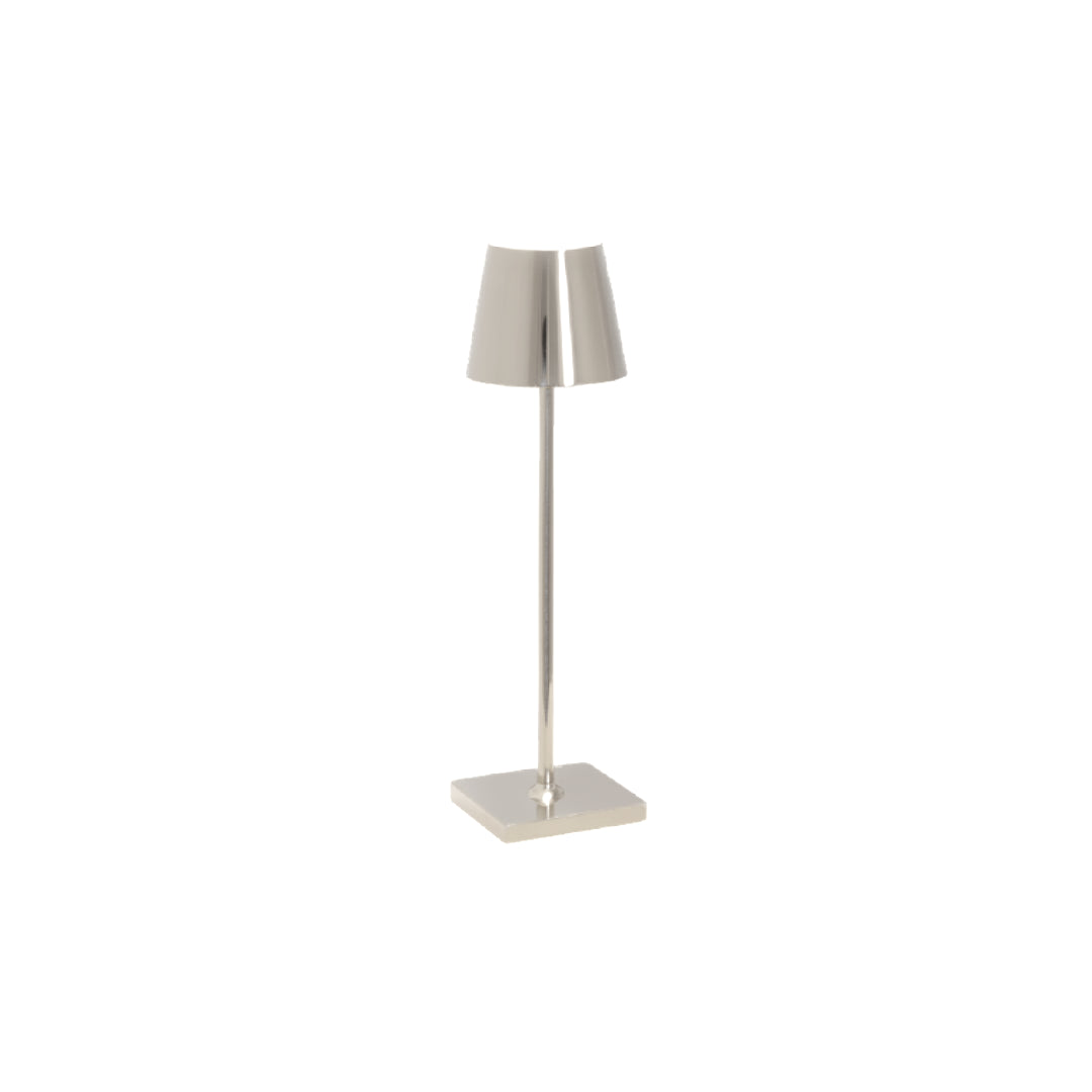 Luminária Poldina Micro Folheada e Cromada