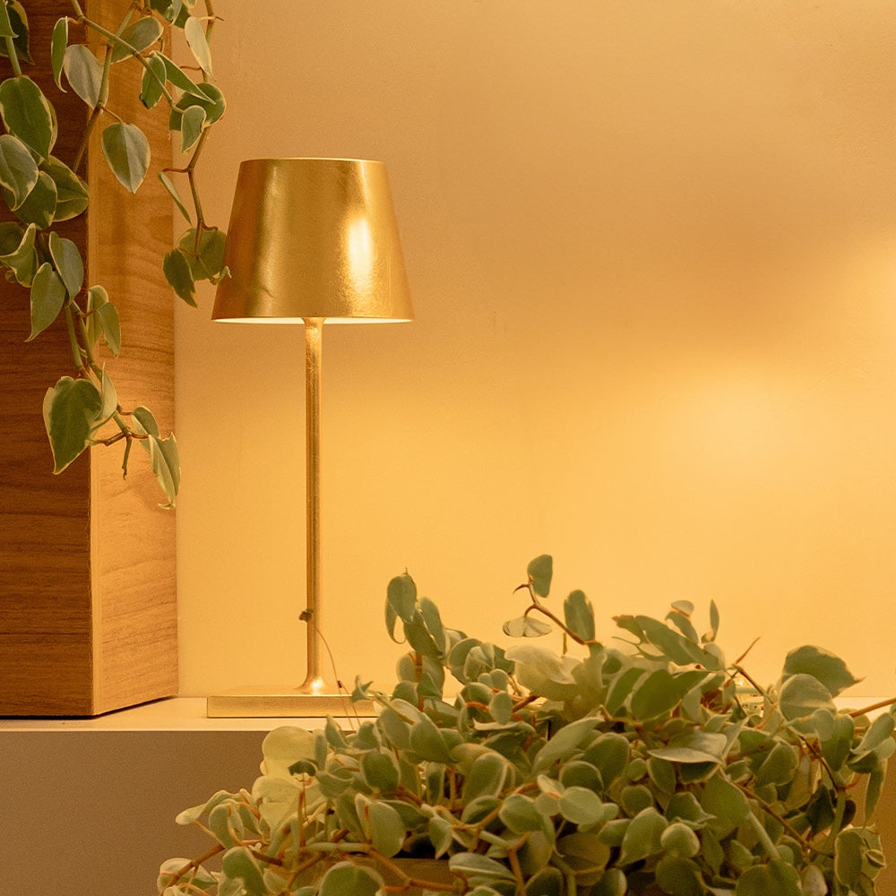 Luminária Poldina Mini Folheada