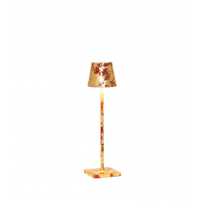 Luminária Poldina Micro Folheada e Cromada