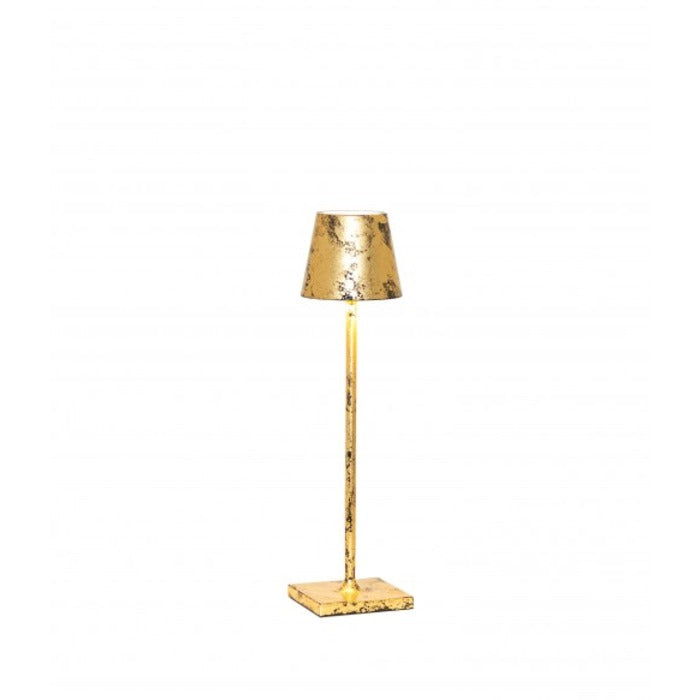 Luminária Poldina Micro Folheada e Cromada