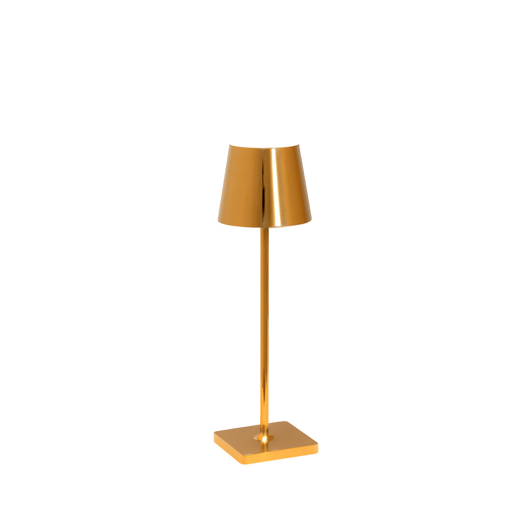 Luminária Poldina Micro Folheada e Cromada