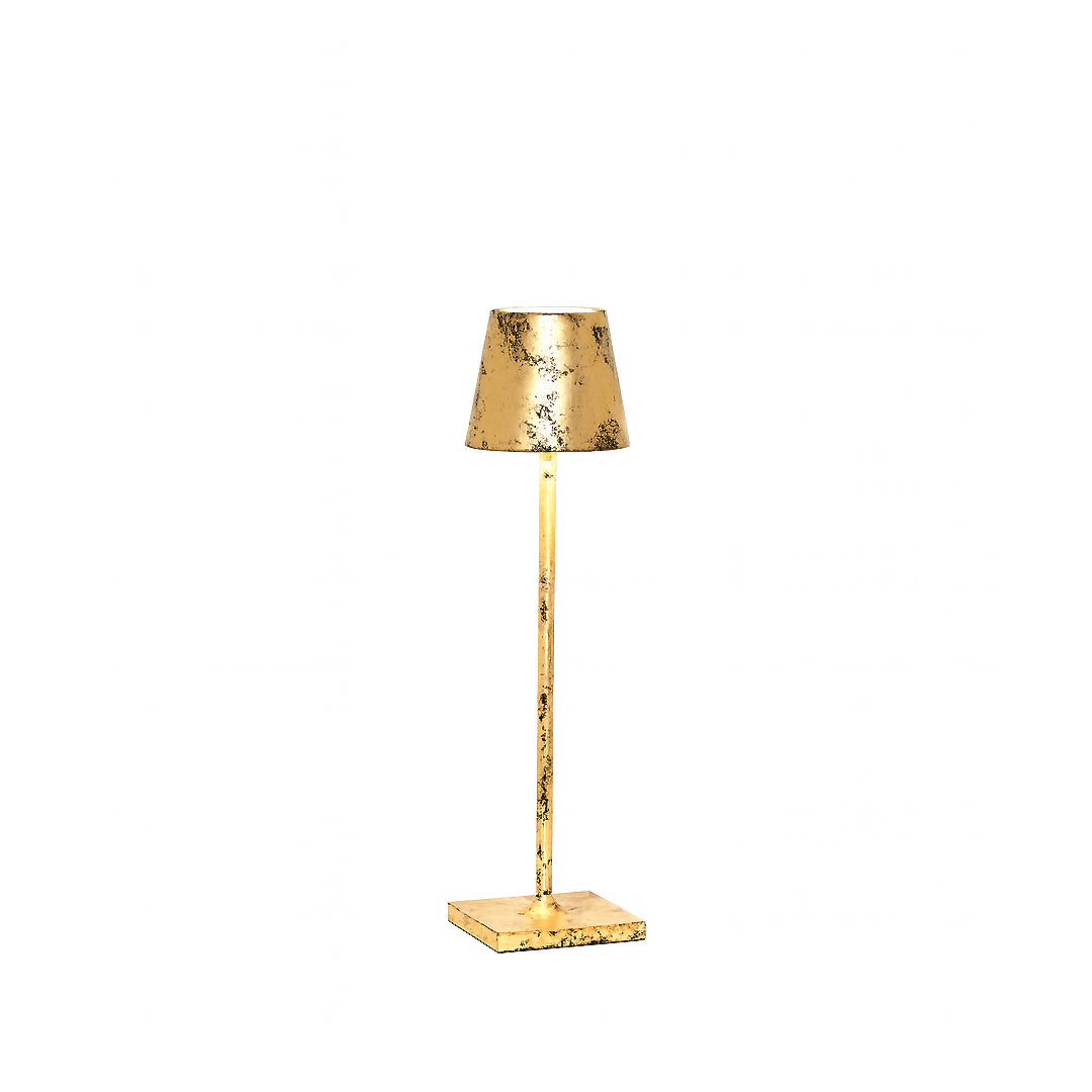 Luminária Poldina Micro Folheada e Cromada