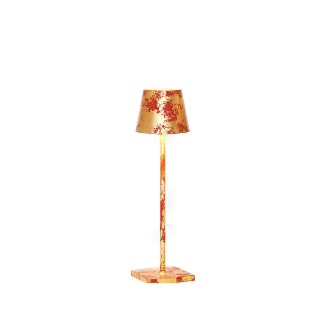 Luminária Poldina Micro Folheada e Cromada