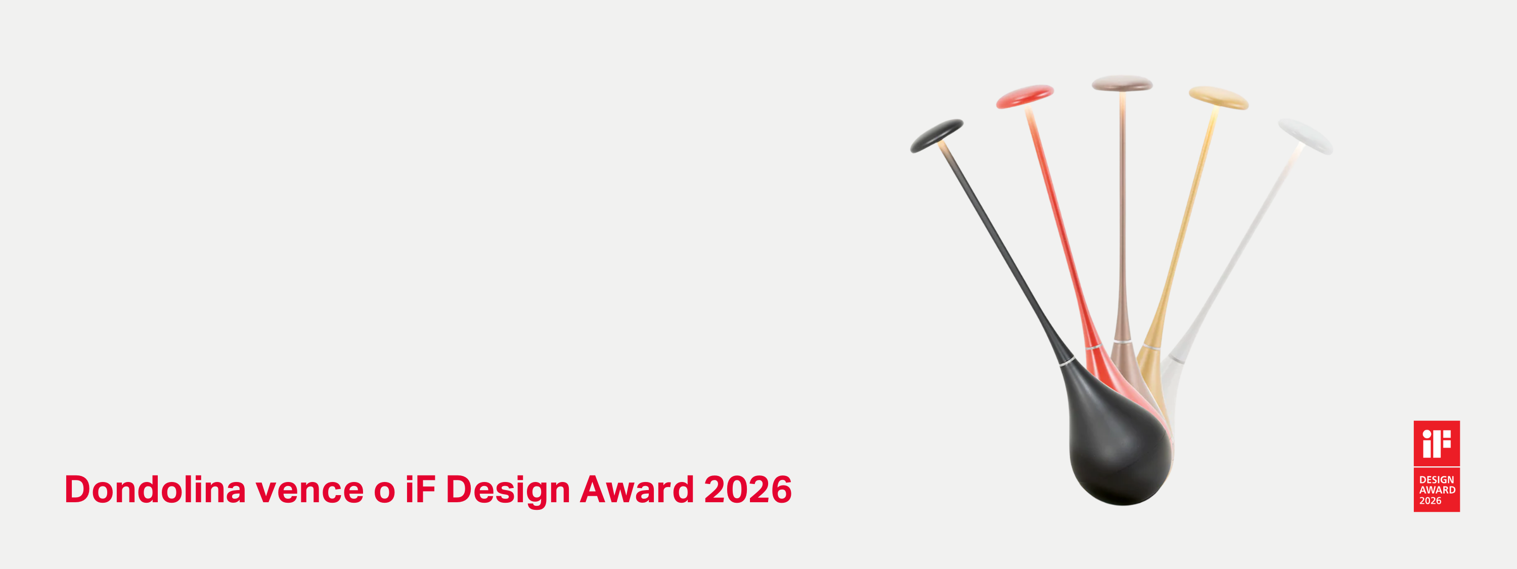 Dondolina vence o iF DESIGN AWARD 2026!