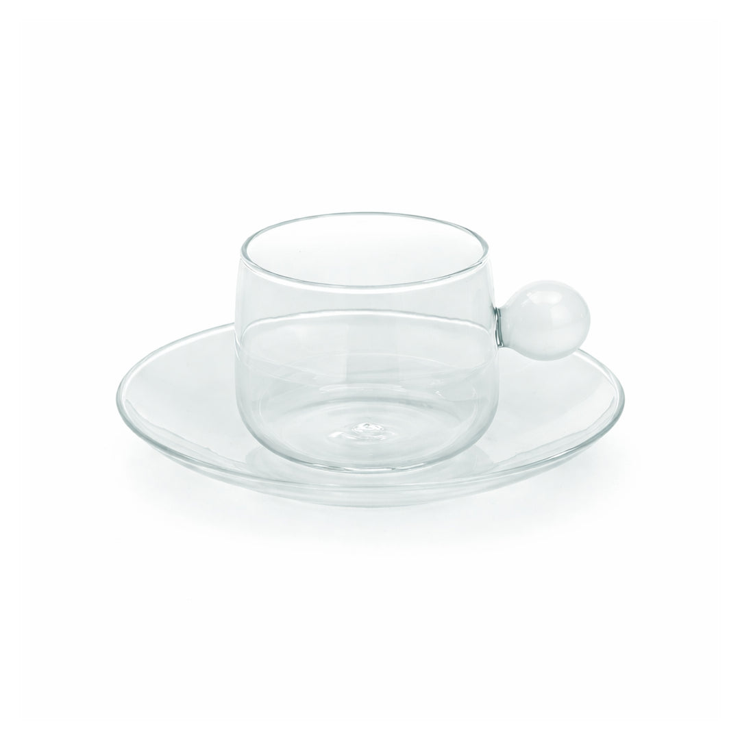 Xícara de café Bilia em vidro borossilicato 120ml - Transparente | 1 unidade