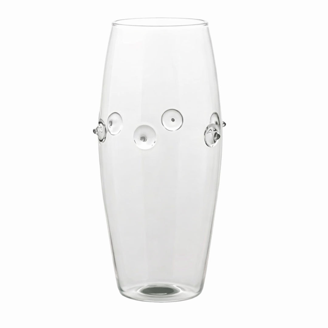 Patèa Vaso Convexo em vidro borossilicato - Cinza