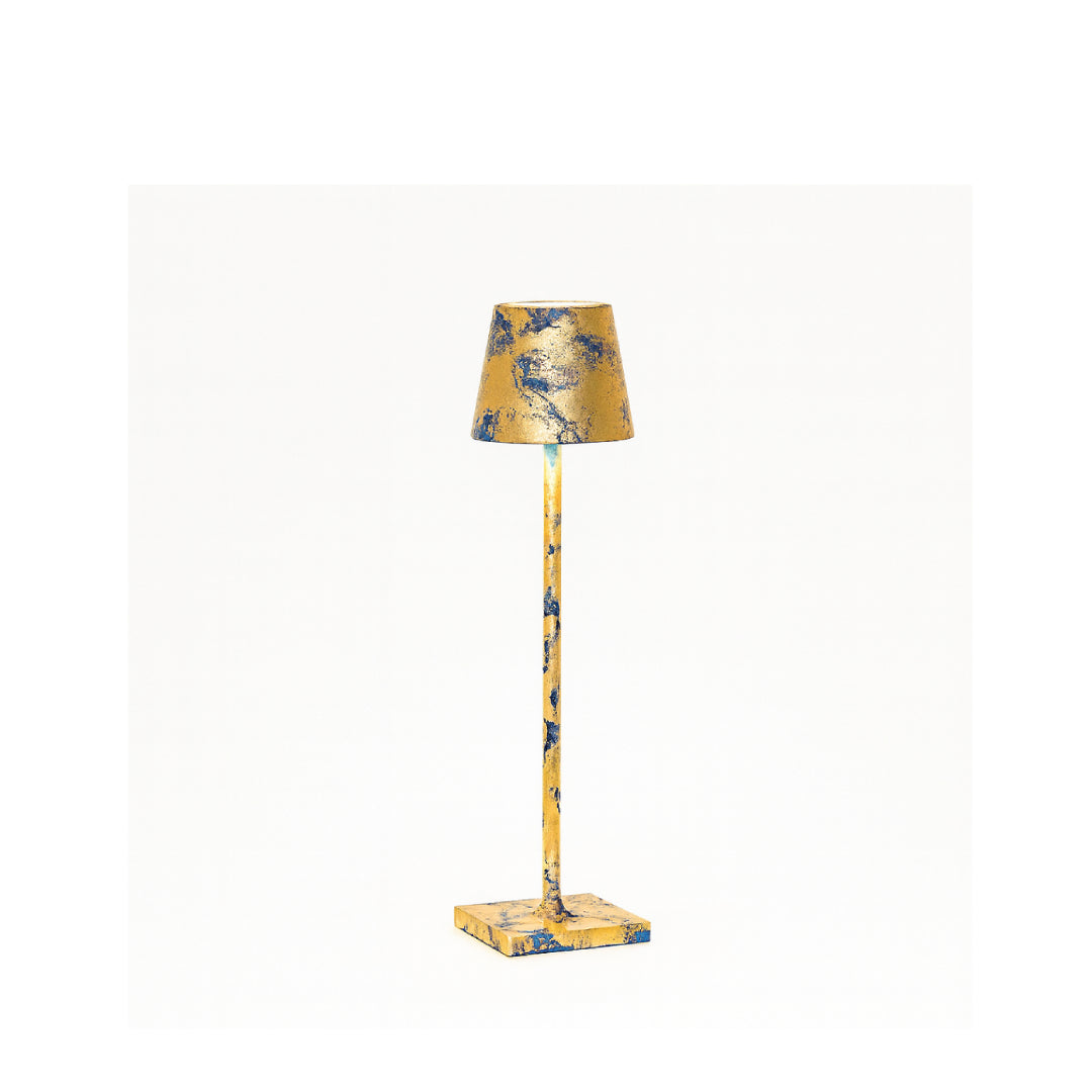 Luminária Poldina Micro Folheada e Cromada