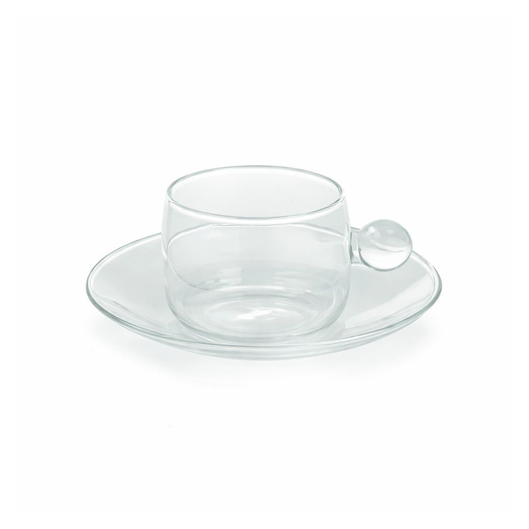 Xícara de café Bilia em vidro borossilicato 120ml - Transparente | 1 unidade